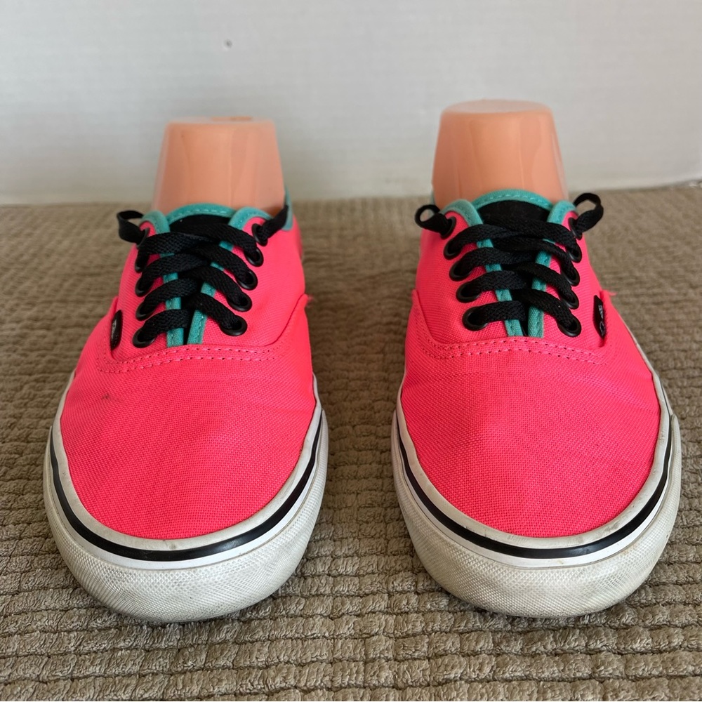 Vans Neon Hot Pink / Turquoise / Teal / Black Shoes M… Gem